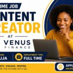Content Creator at Venus Finance – Full Time Job in Abuja