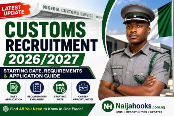 Customs Recruitment 2026/2027 – Starting Date, Requirements & Application Guide