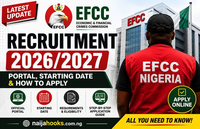 EFCC Recruitment 2026/2027 – Latest Updates on Portal, Starting Date and Application Process