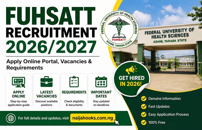 FUHSATT Recruitment 2026/2027 – Application Portal, Vacancies & How to Apply