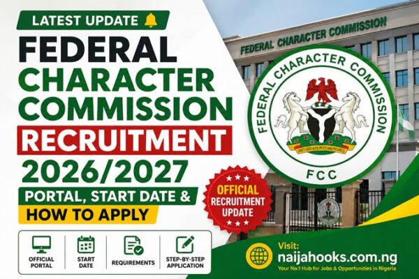Federal Character Commission Recruitment 2026/2027 – Portal, Start Date & How to Apply