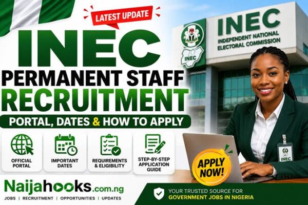 INEC Permanent Staff Recruitment 2026 – Application Portal Now Open