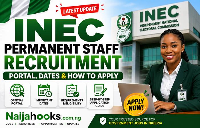 INEC Permanent Staff Recruitment 2026 – Application Portal Now Open