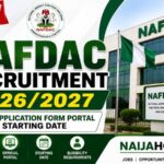 NAFDAC Recruitment 2026/2027 – Application Form Portal and Latest Updates