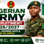 Nigerian Army Recruitment 2026/2027 - Portal Now Open, Apply Online