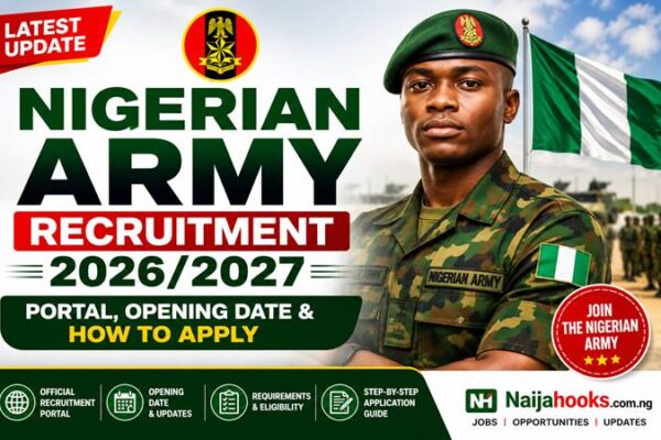 Nigerian Army Recruitment 2026/2027 - Portal Now Open, Apply Online