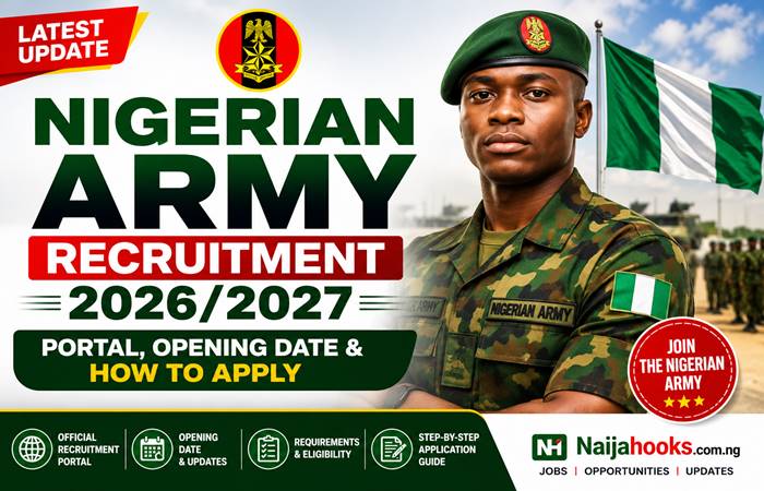 Nigerian Army Recruitment 2026/2027 - Portal Now Open, Apply Online