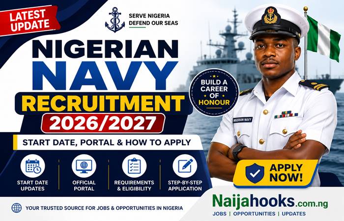 Nigerian Navy Recruitment 2026/2027 – Start Date, Portal and Application Guide