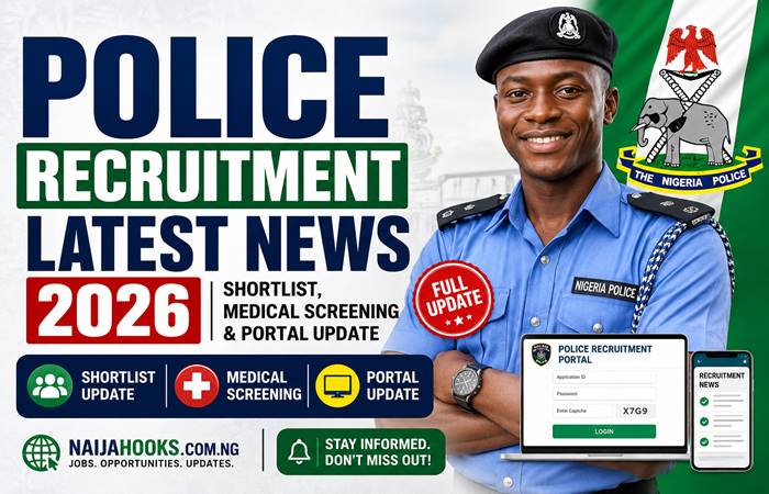 Police Recruitment Latest News Today – Shortlist, Medical Screening and Portal Update
