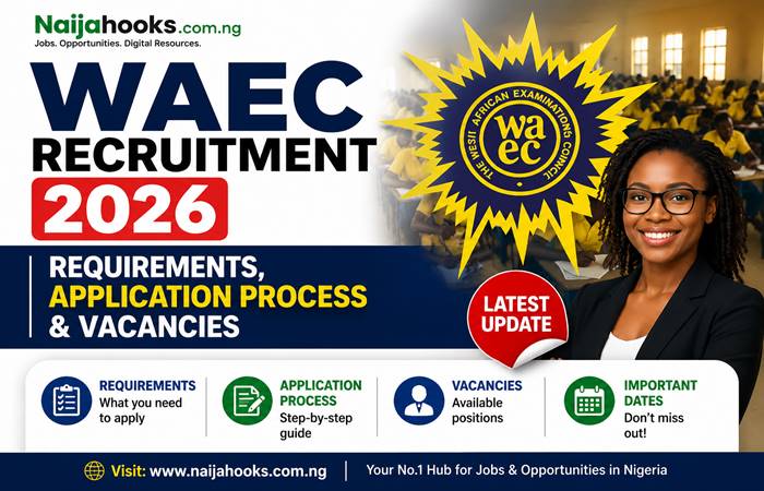 WAEC Recruitment 2026 – Requirements, Application Process & Vacancies